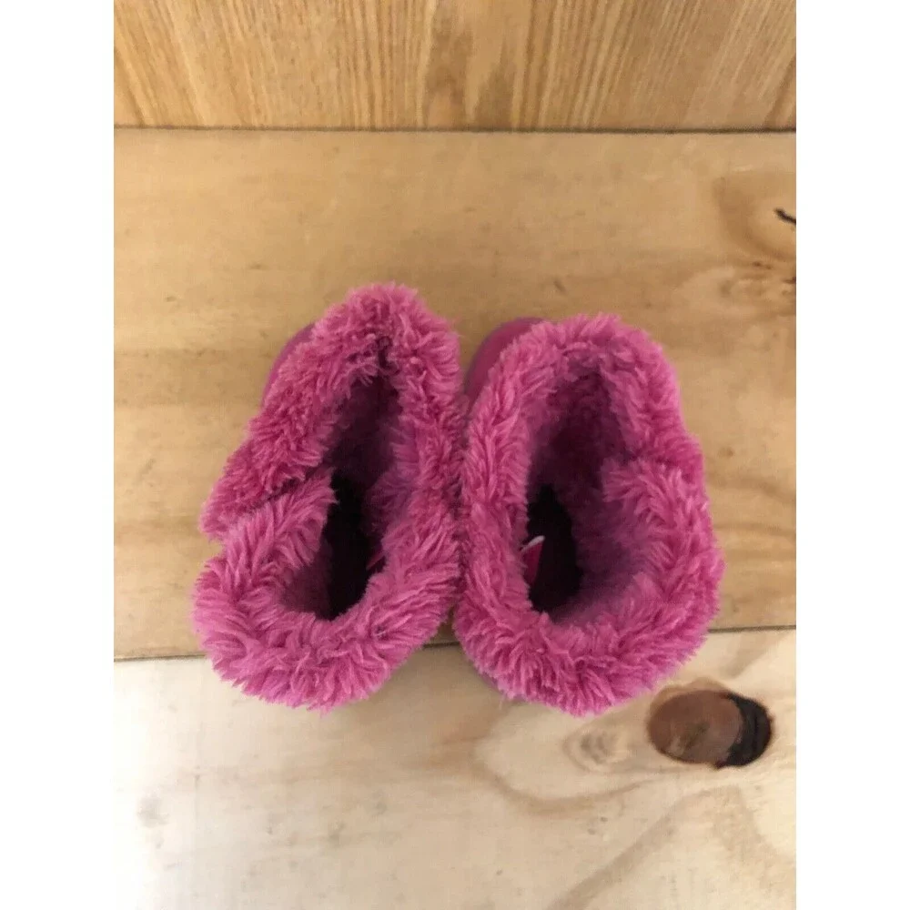 Disney  Sofia the First fabric upper  Winter faux fur pink  Boots size US 9